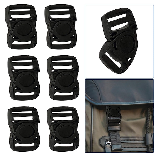 Kunststofftaschenschnallen, verstellbarer Entriegelungsverschluss für Gurtbänder, taktische Taschen, Haustier-Halsband