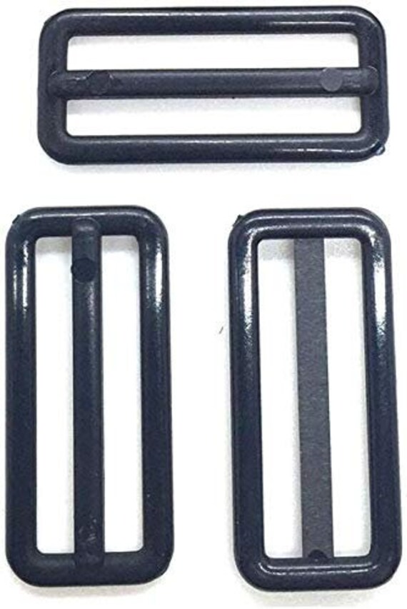 3 Bar Triglide Fastening Slide Buckles for 25mm Webbing Straps Pack of 2