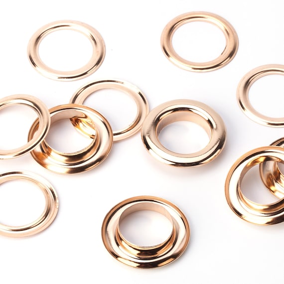 30mm Gold Rust Proof Eyelets Washers Grommets Leathercraft PVC Banners DIY