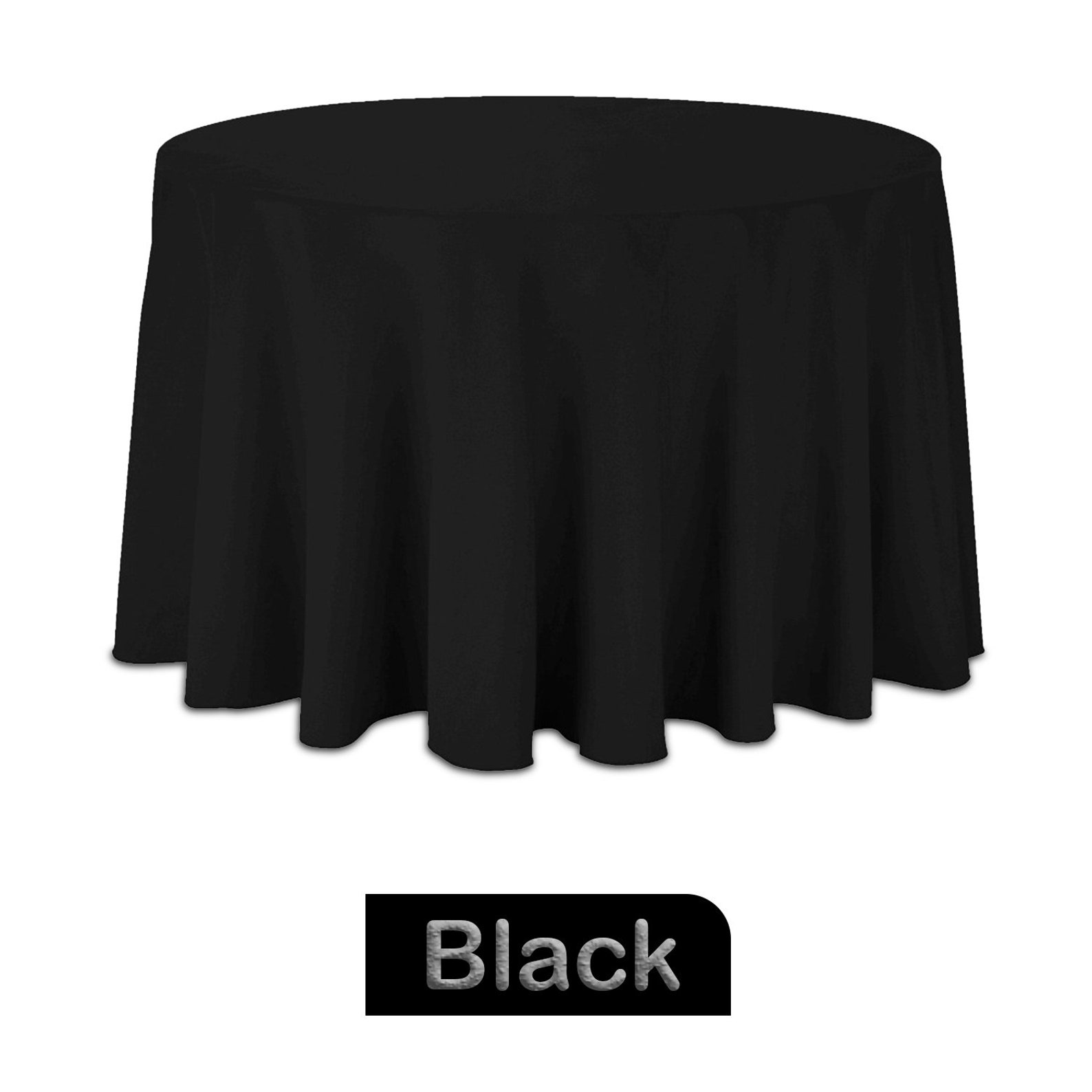 Round Table Cloth Polyester Table Cover Plain Tableware Etsy UK