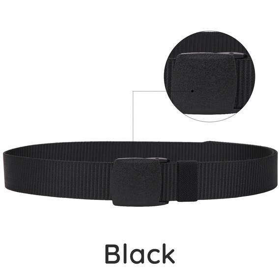 ナイロンウェビングミリタリースタイルベルトフリッププラスチックバックル付き1 5インチキャンバスベルトコンバットウェビン Etsy