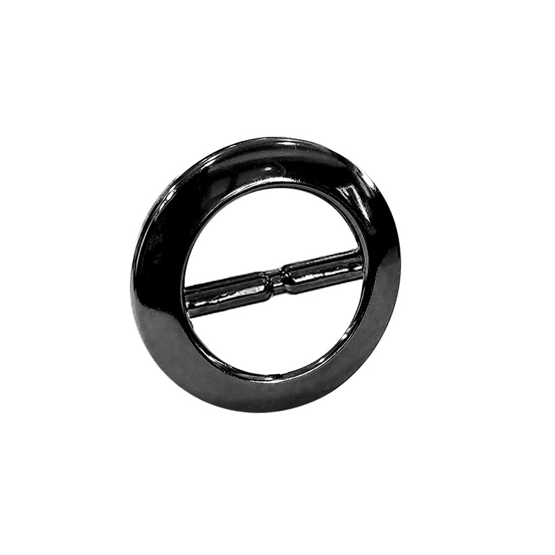 Round Slider Buckle DIY Acrylic Lightweight for Sewing Belt Dresses Bags Scarf Crafts Fashion Dress Coat Handbag hat