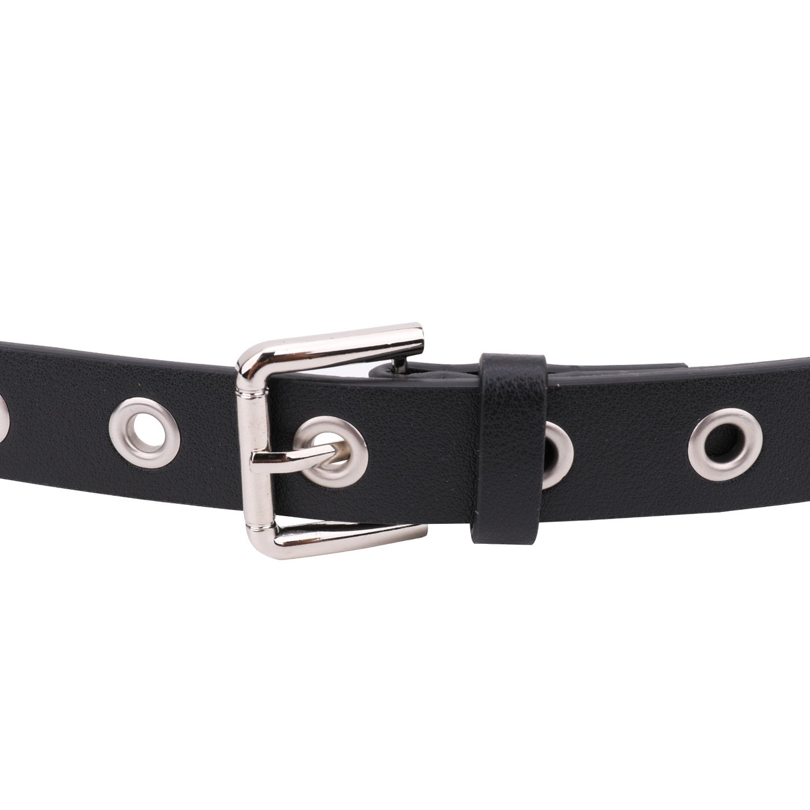 Eyelet Grommet Studded Waist Belt 25mm Wide PU Leather - Etsy UK
