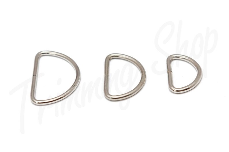 10 or 20 D Ring Buckle for 10,15,20,25,30mm Webbing Buckle fastener adjuster