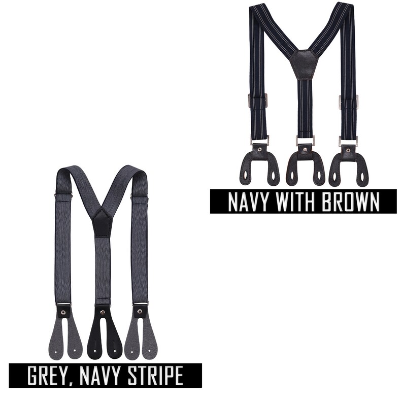 20mm Kids Braces Y Shaped Adjustable Button Hole Suspender Etsy