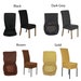 Stretch Chair Covers Short Style Spandex Dining Chair Cover Wedding Banquet Home Decoration Christmas Decor Seat Slipcover 1/2/4/6/8pcs 