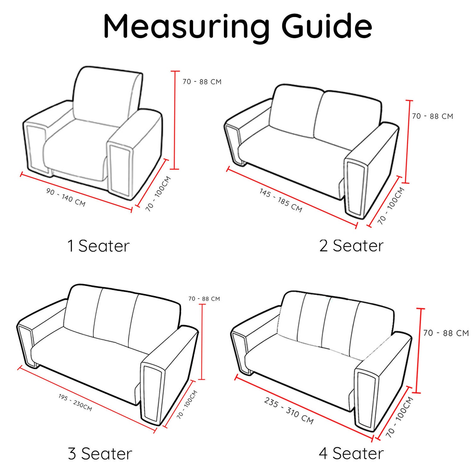 Printed Sofa Cover Stretch Couch Cover Sofa Slipcovers 1 2 3 4 Etsy UK
