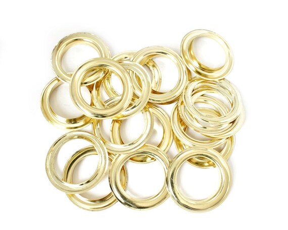 40mm Gold Eyelets Rings With Self Backing Washers Perfect Etsy