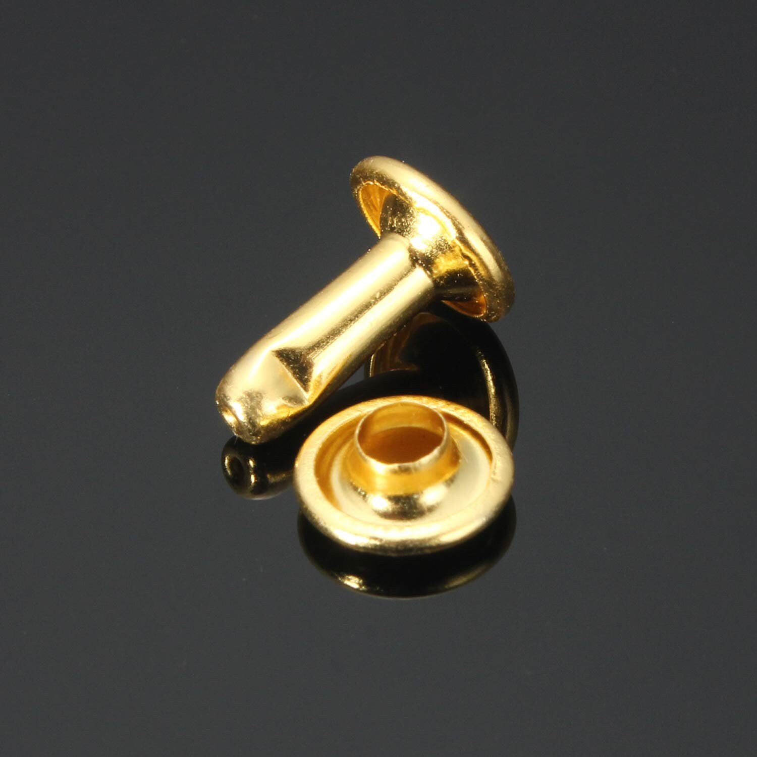 12mm Double Cap Tubular Rivets Studs & Tool Kit for Etsy UK