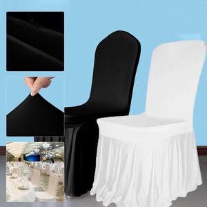 Comprar Funda de silla a cuadros, funda de asiento elástica para comedor,  fundas de cojines antideslizantes para sillas