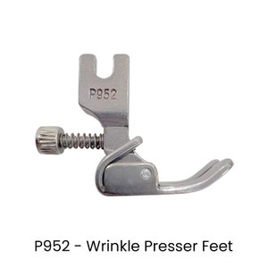 Ensemble de pieds presseurs pour machines à coudre industrielles standard, pied presseur Susur authentique, compatible avec Brother, Singer Wrinkle Presser Feet