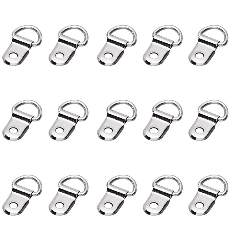 D Ring Clips With Screws 100pcs Picture Frame Hangers Hook for Etsy UK
