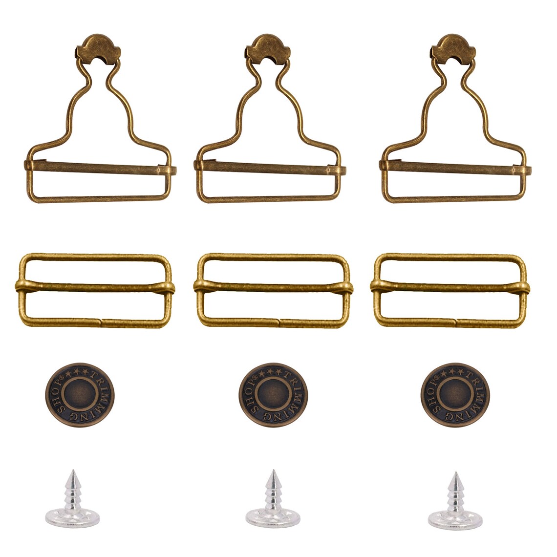 Dungaree Clips / Overalls Buckle With Adjustable Slider and Etsy