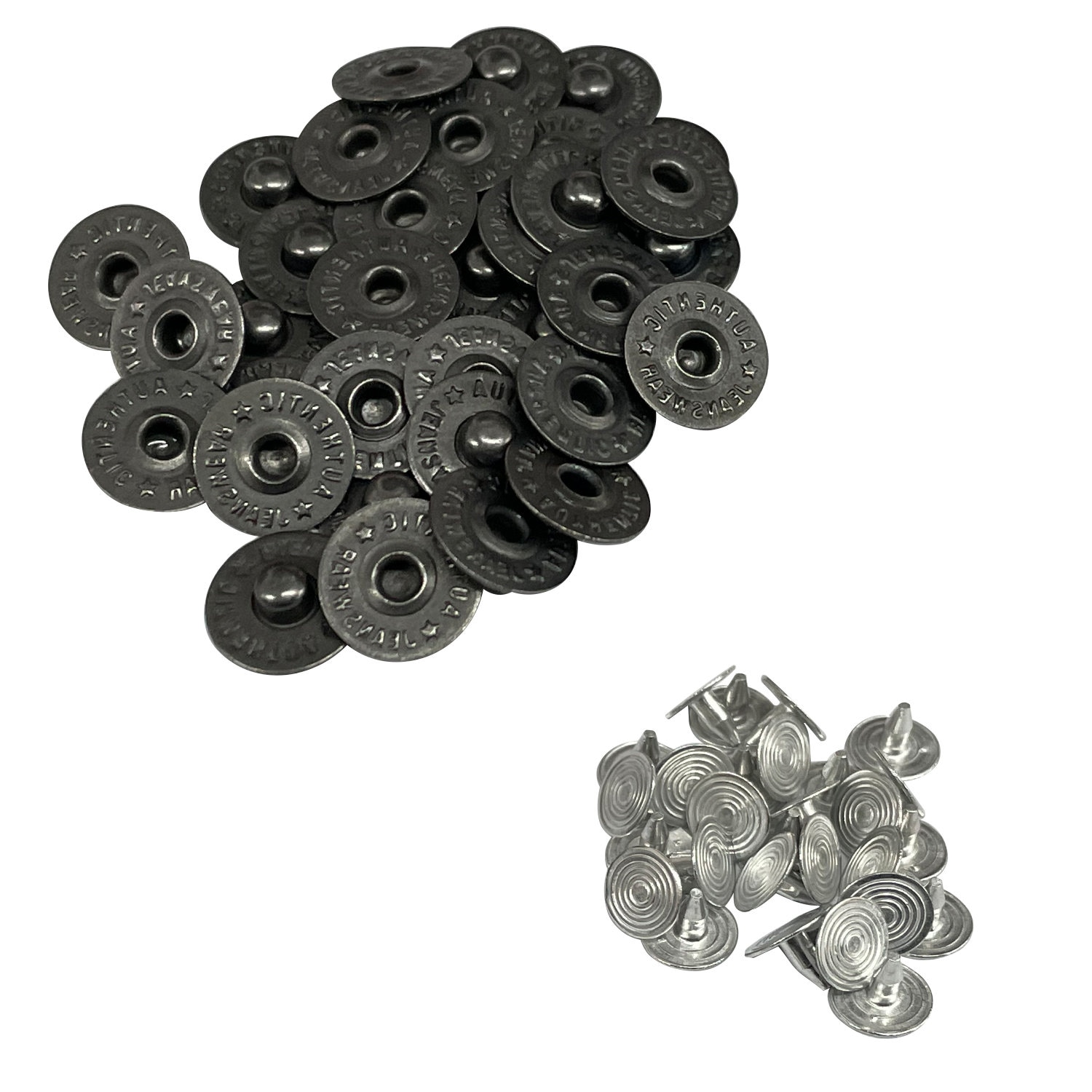 9.5mm Copper/gunmetal Denim Rivets Jeans Button Replacement Etsy UK