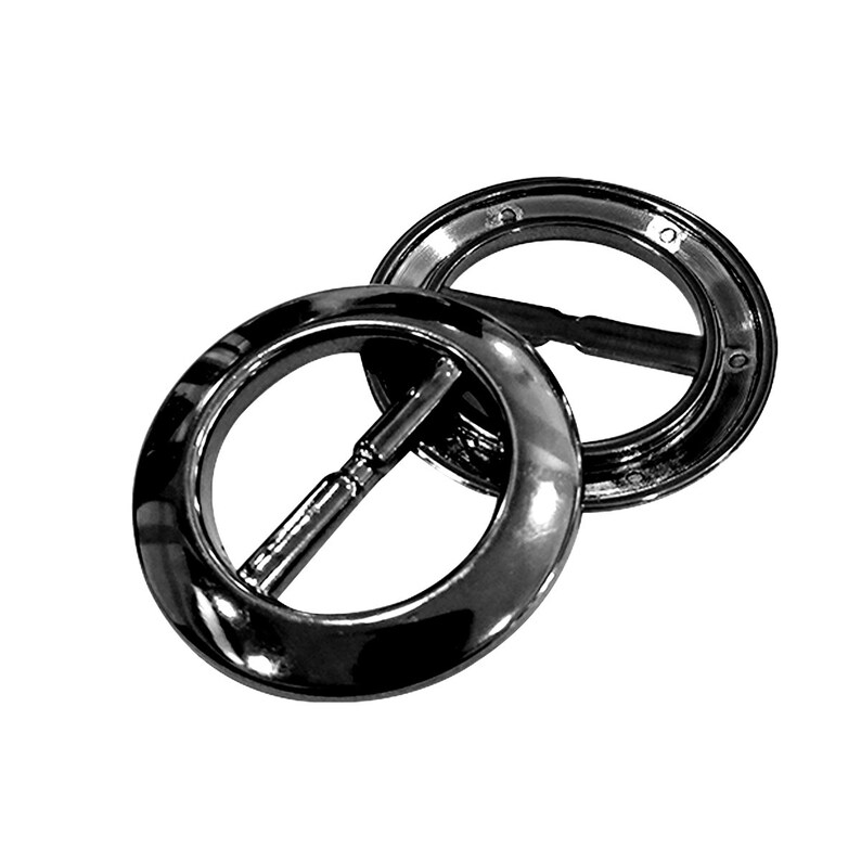 Round Slider Buckle DIY Acrylic Lightweight for Sewing Belt Dresses Bags Scarf Crafts Fashion Dress Coat Handbag hat