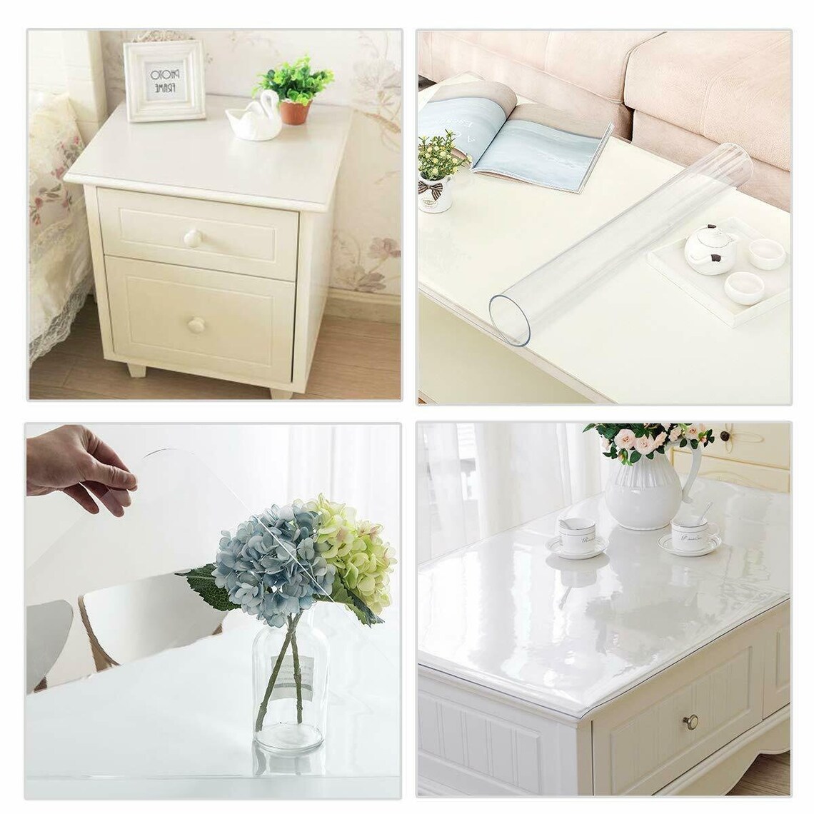 1.5mm Thick Clear Plastic Table Cover Acrylic Table Protector Etsy UK