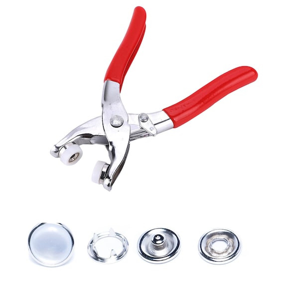 12mm Pearl Snap Poppers With Fixing Plier Tool or Only Plier Tool