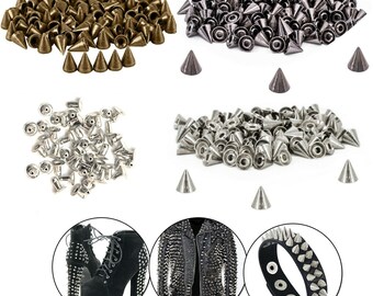 Cone Studs And Spikes For Clothes Diy Craft Cool Punk - Temu