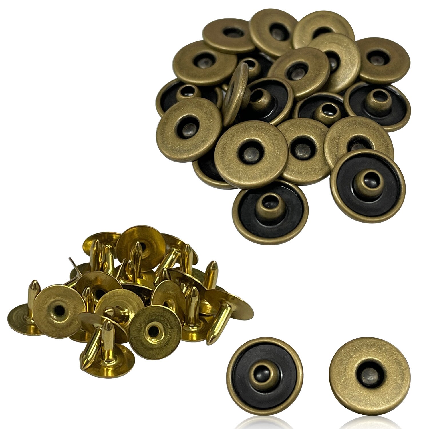 Bronze Denim Rivets Fastener 11.5mm Stud Buttons Jeans Etsy UK