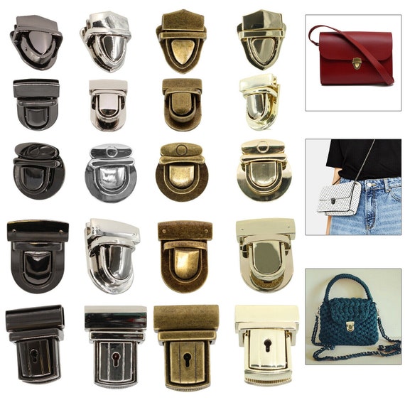 1 Pair D-Ring Buckle Handbag Side Strap Clip DIY Bag Hardware Craft  Accessories