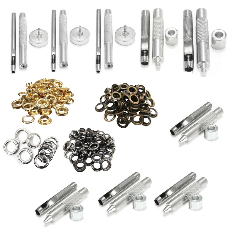 Eyelet Punch Die Tool Set Grommet Hollow Hole Puncher Etsy UK