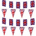 Union Jack Bunting, Platinum jubilee Decoration, Bunting Banner, Street Decor, Garden Party Decoration