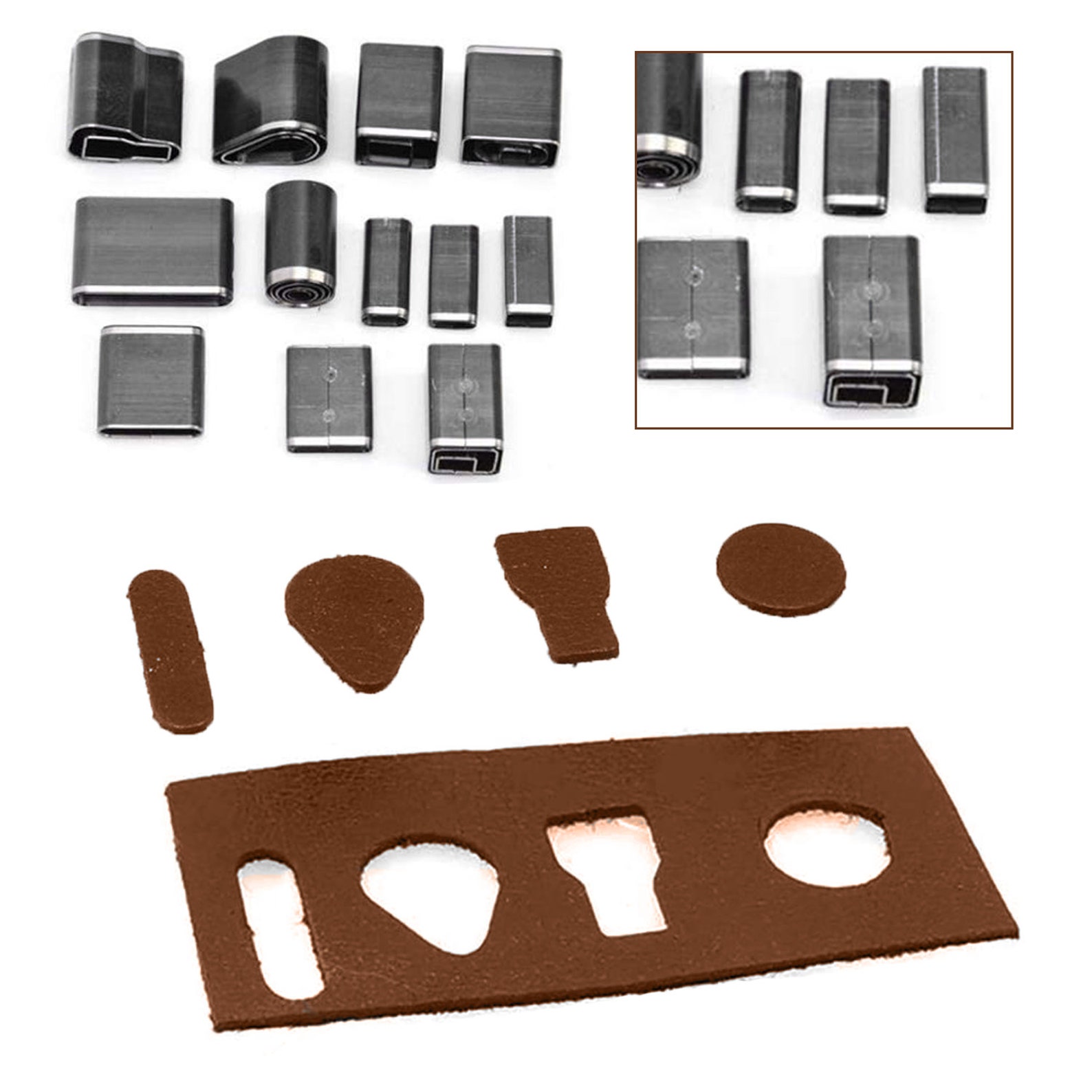 24/39/52pcs Shape Hole Punch Set Leather Hole Cutting Etsy New Zealand