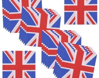 Union Jack Napkins Union Jack Flag Napkins, Union Jack Party Luncheon Napkins For Party Supplies Sporting Events Pub BBQ Royal Theme