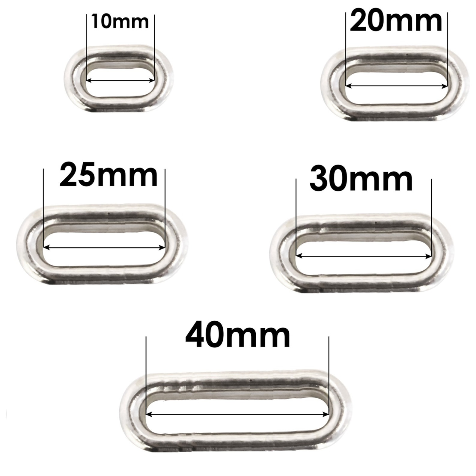Set of 50 Oval Eyelets Grommet with Washers 10mm40mm for Etsy