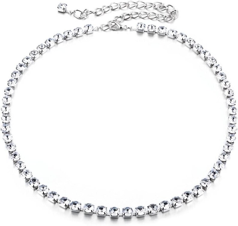 79cm Long Women's Silver Metal Chain Charm Belt With 1 Row Etsy