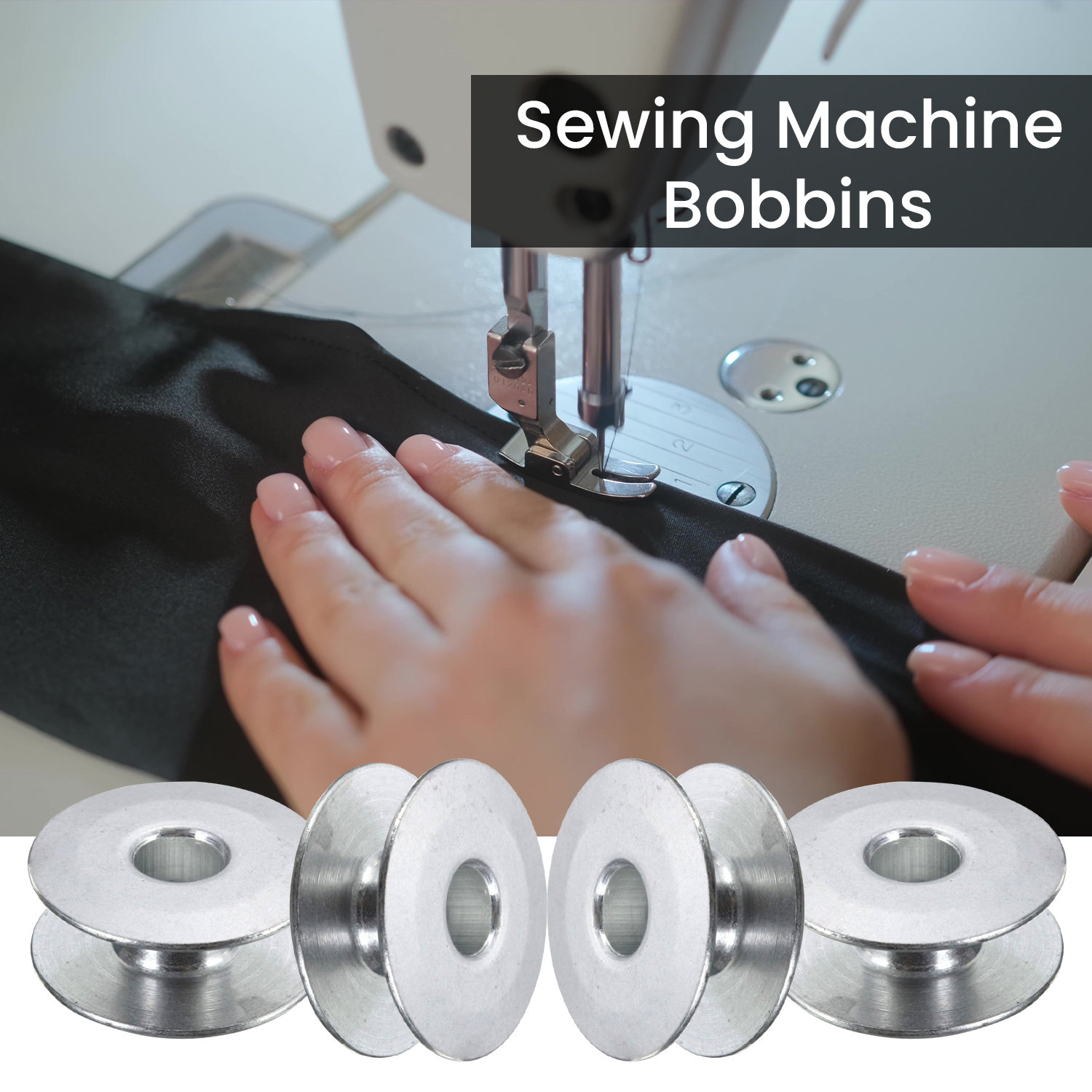  Sewing Machine Bobbin Case, Sewing Notions and Supplies 5Pcs A  Set Bobbin Holder Case for Electric Industrial Sewing Machine