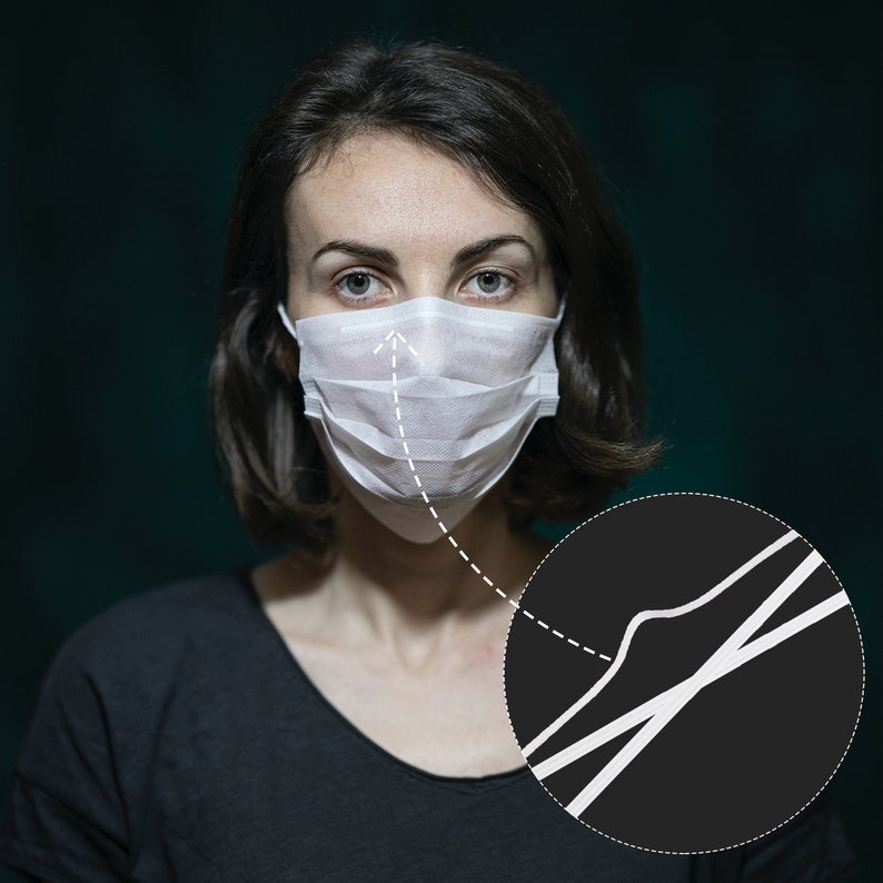 Nose Bridge Strips Replacement Face Mask Nose Nasal Wires UK Etsy