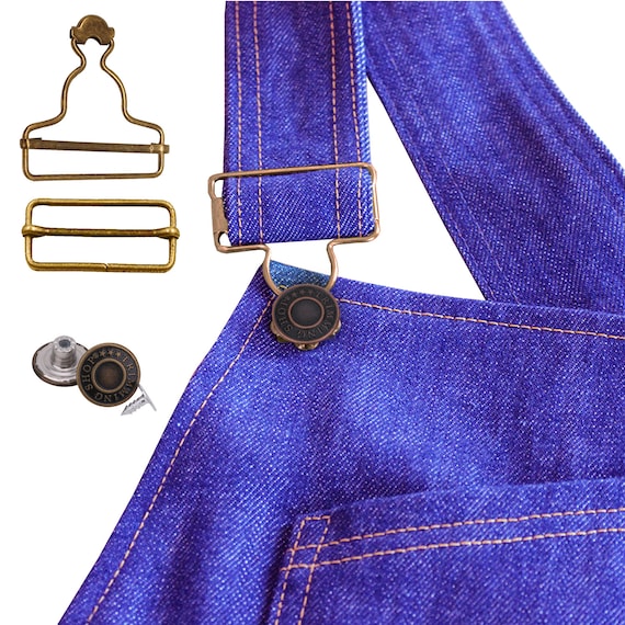 1 Set Of Overall Clips Replacement Diy Overalls Dungaree Belt Fasteners  Tri-glide Buckles