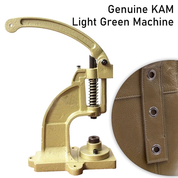 DK-98 Heavy Duty Hand Press Machine Iron Grommet KAM Snap Rivets Eyelets  Installing Machine for Fabric Decoration Clothing DIY Craft Project 
