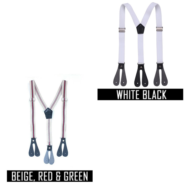 20mm Kids Braces Y Shaped Adjustable Button Hole Suspender Etsy