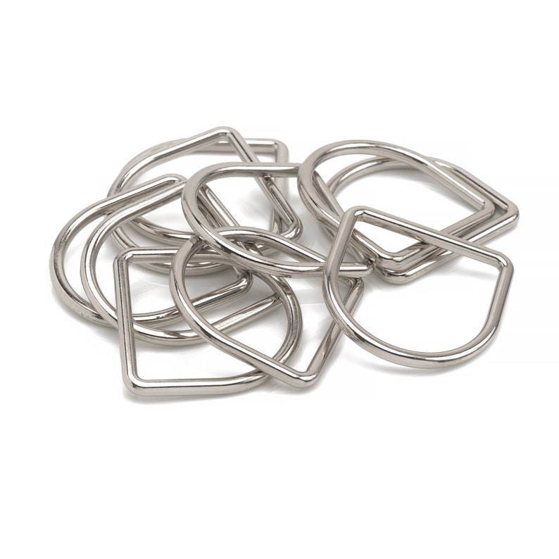 Solid Welded Metal D Ring Fasteners Durable Buckle for Hand Etsy UK