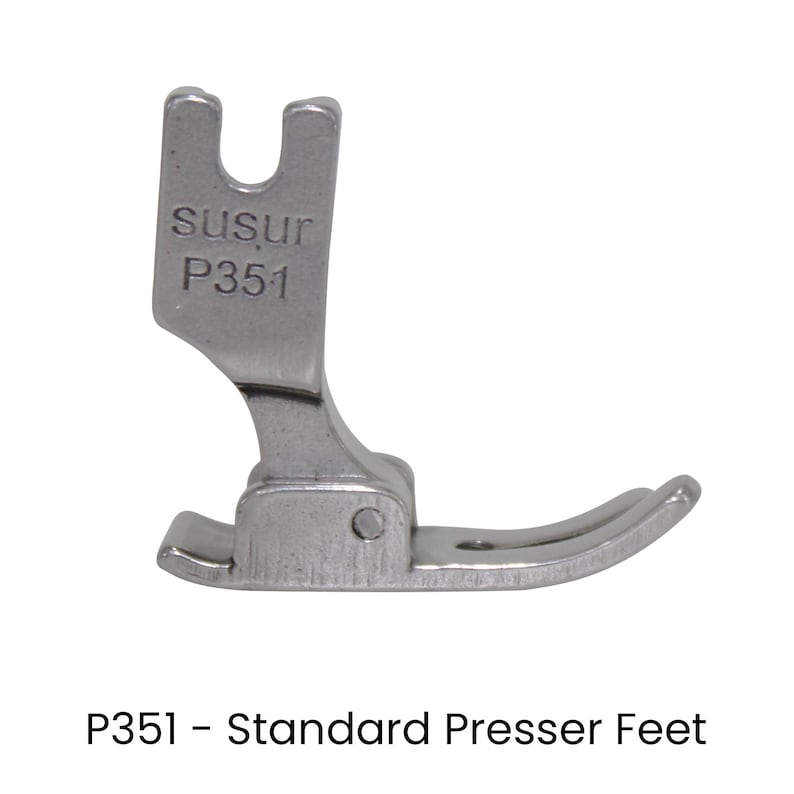 Presser feet Assembly for Standard Industrial Sewing Machines, Genuine Susur Presser Foot, Compatible with Brother, Singer, Juki and more Std. Presser Feet