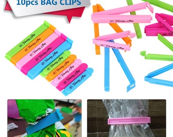 Bag Sealing Clips Food Storage Clips, Colorful Multipurpose Sealing Bag Clips for Storing Groceries, Cupboard Fridge Freezer Storage