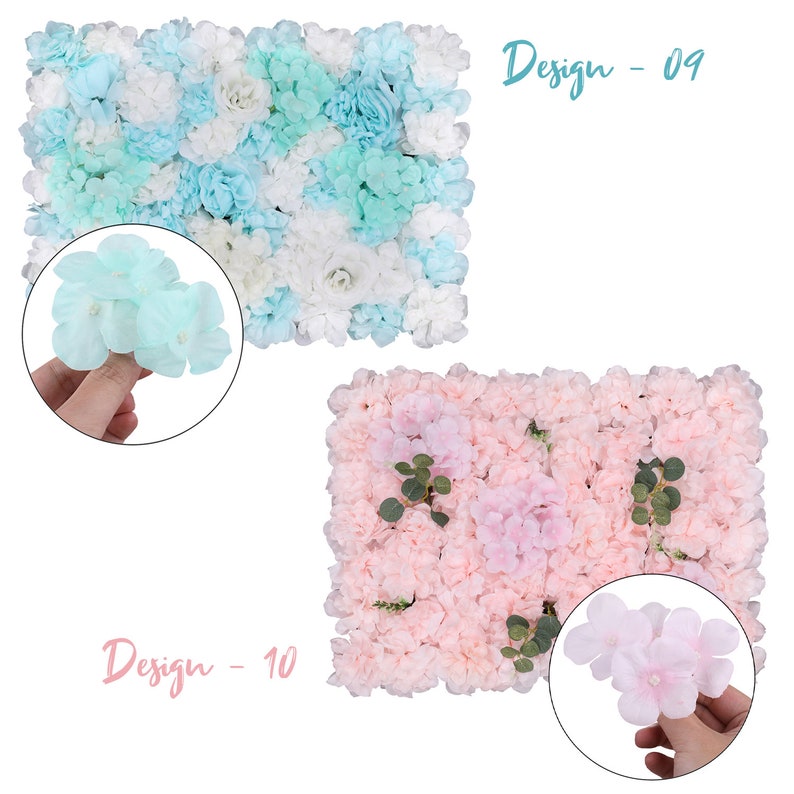 Artificial Flower Panel Home Party Holiday Wall Decor Photo Background Backdrop Photography Flower Wall Panels