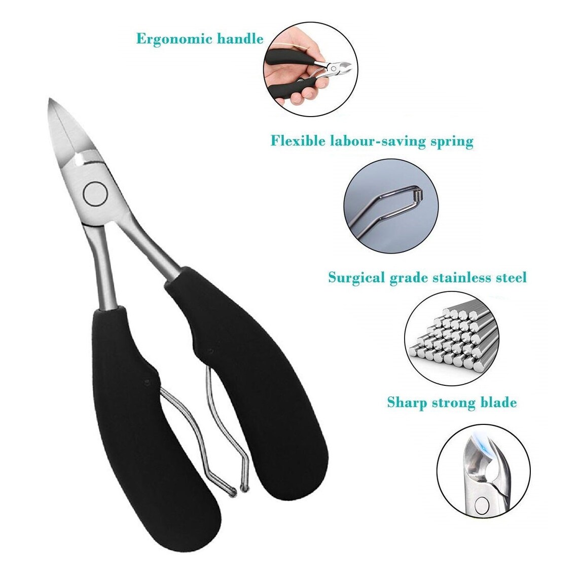 3pcs Stainless Steel Ingrown Toe Nail Lifter With Clippers & Etsy