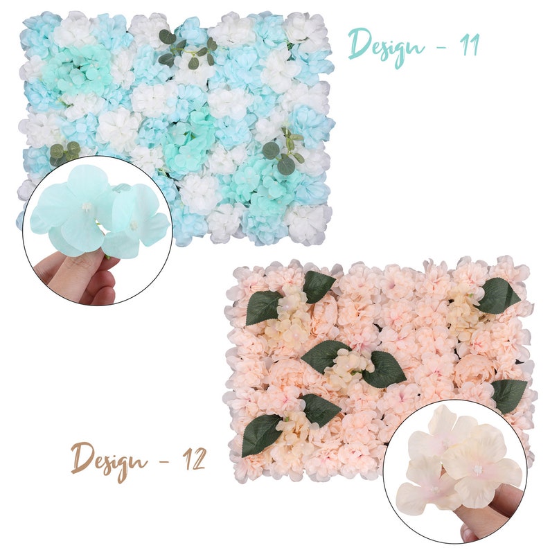 Artificial Flower Panel Home Party Holiday Wall Decor Photo Background Backdrop Photography Flower Wall Panels