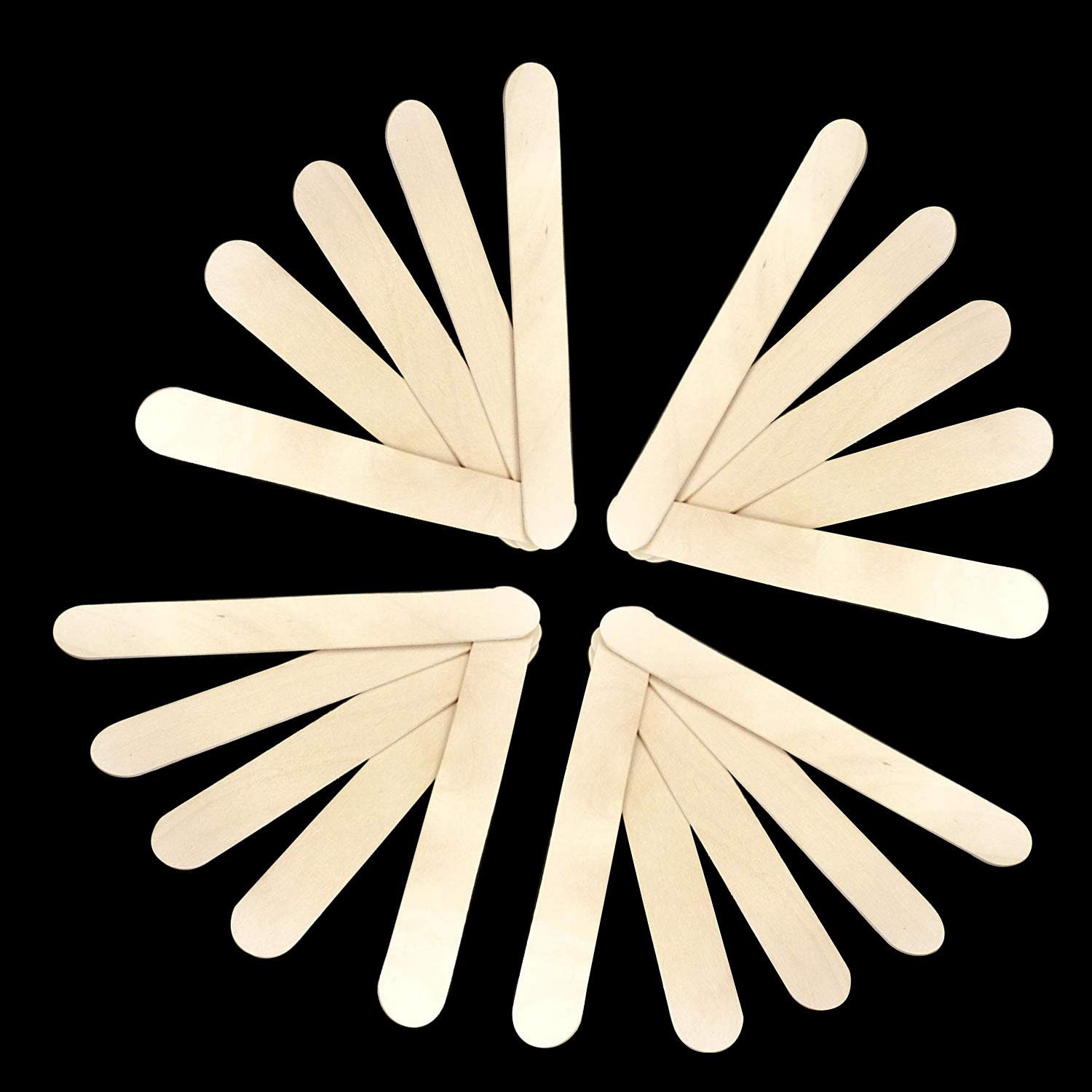 Jumbo Plain Coloured Lolly Sticks Wooden for Making Craft Etsy UK