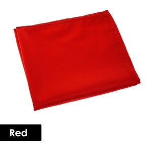 20 x 20 Spun Polyester Serviette Weiß für Hochzeit Weihnachten Feiern Event Red