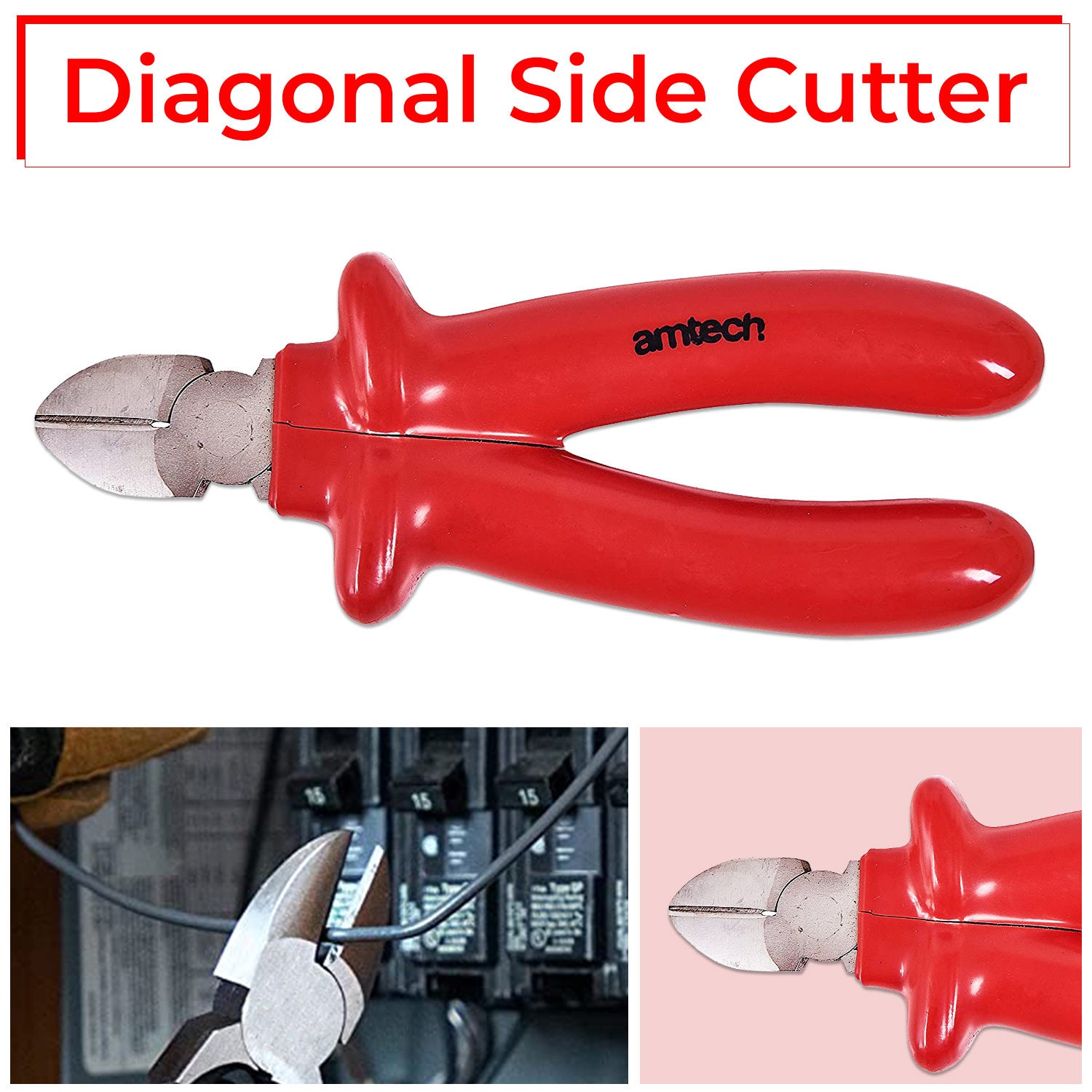 Wire Cutter, Side Cutters, Wire Cutters For Crafting, Flush Cutter,  Spring-loaded Wire Cutters For Jewelry Making,1pc