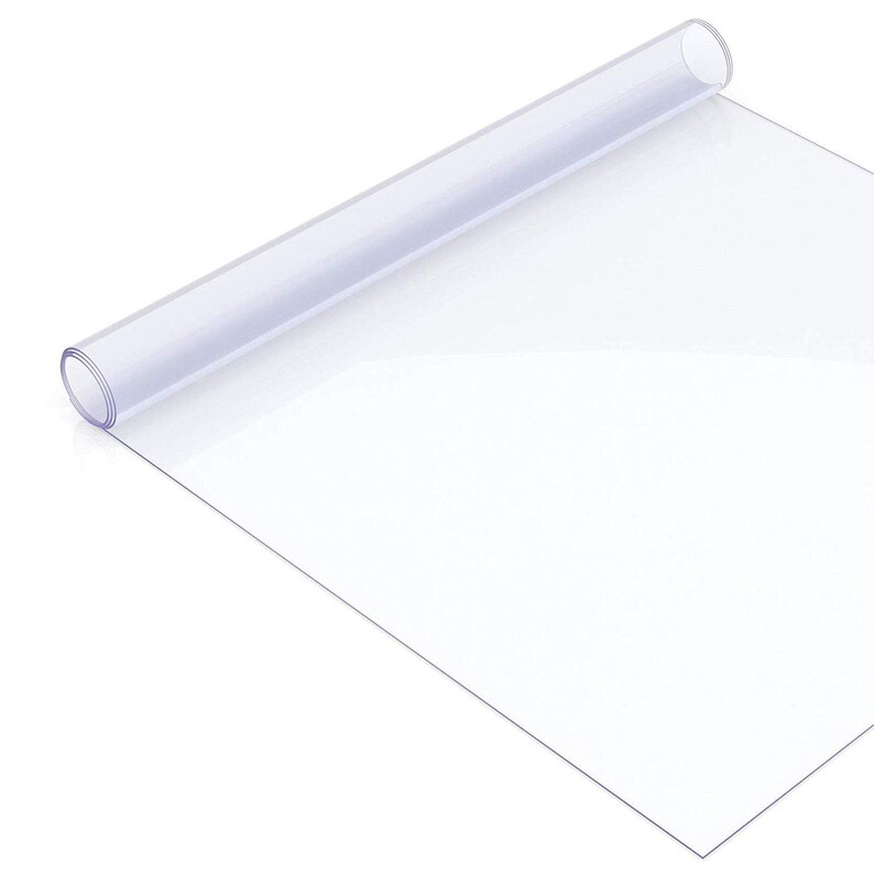 1.5mm 2mm Thick Clear Plastic Table Cover Rectangular Etsy