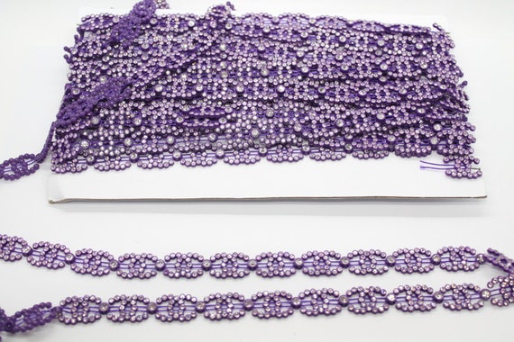 10 Meters Long Diamante Studed Rhinestone Chain Trim for Embellishment Jewellery 10 Meters Long Diamante Studed Rhinestone Chain Trim for Embellishment Jewellery