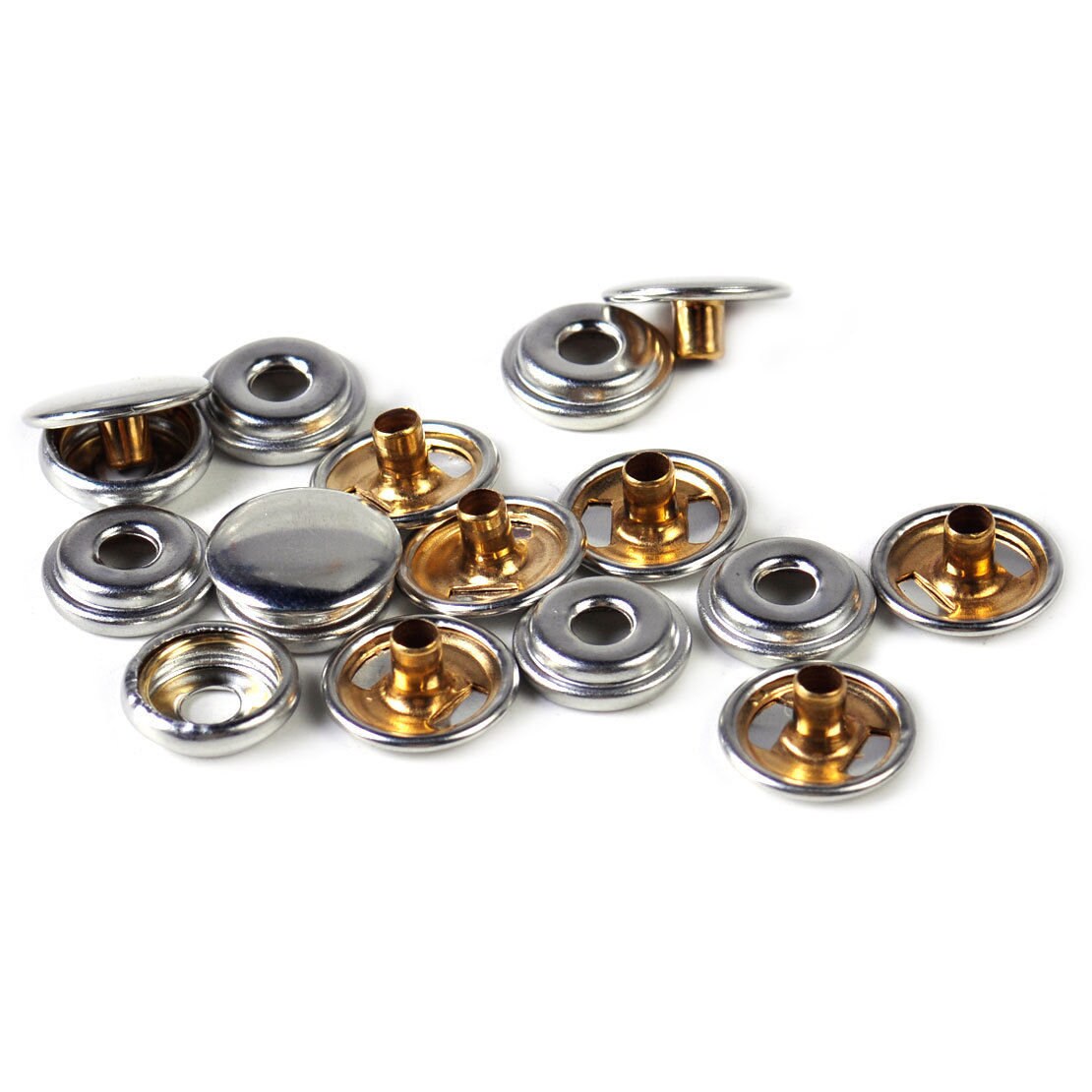 15mm 3 Part Screw Press Studs Snap Fasteners For Canvas Boat Etsy