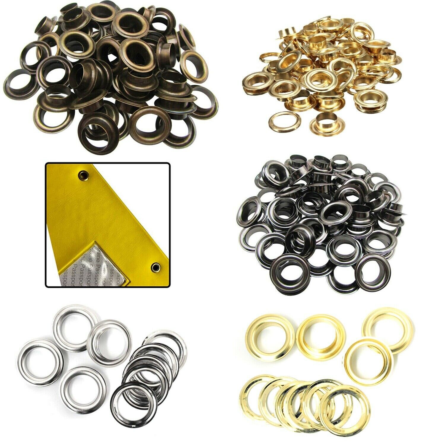 20Mm Grommets Eyelets and Washers Rust Proof for Fabric Curtains Leather  Tarpaulin Arts & Craft