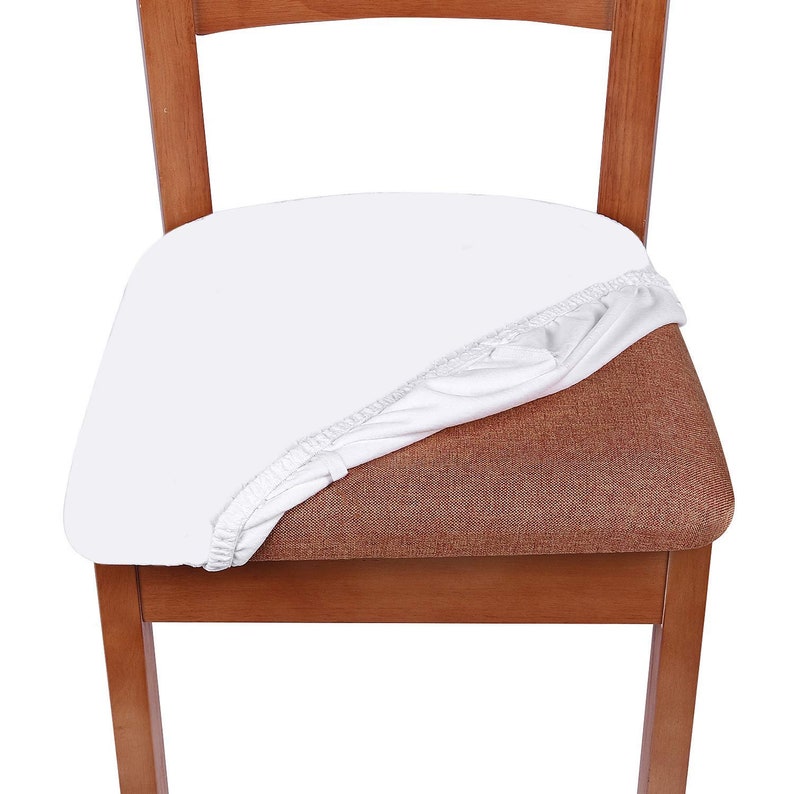Spandex Stretch Seat Pad Cover Elasticated Chair Slipcover Etsy UK
