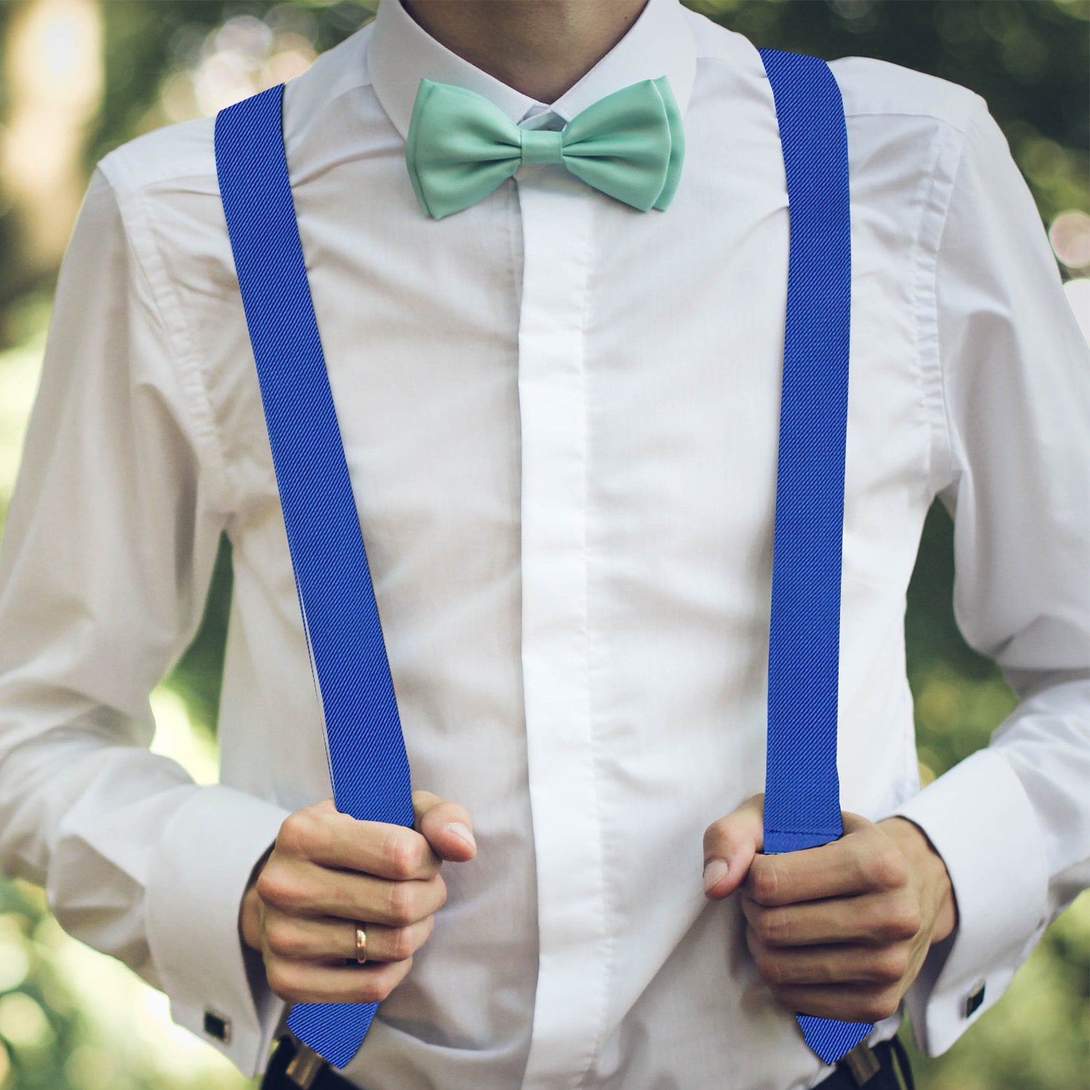 Men's Suspenders Braces Plain Y Shape Suspenders for | Etsy UK